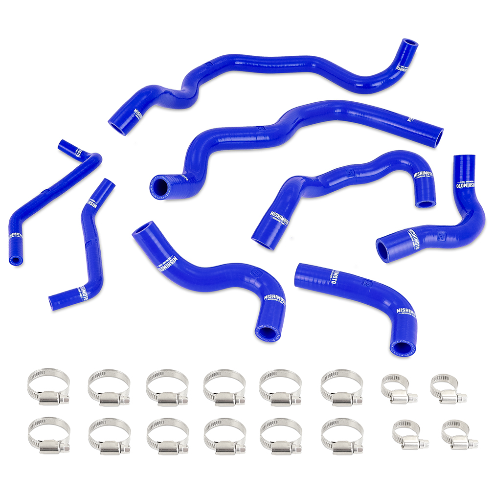 Mishimoto — Mishimoto 2016+ Infiniti Q50/Q60 3.0T Ancillary Coolant Hose Kit - Blue
Silicone Hose Kit - view 6